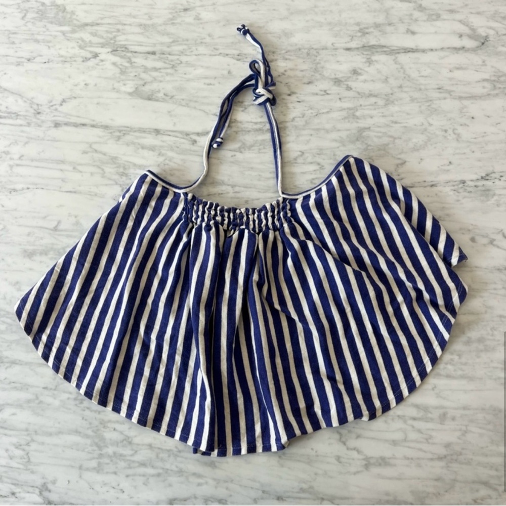 Free People Blue and White Striped Camisole - Picture 4 of 5